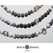Triple bracelet-beads Lilac Dormouse