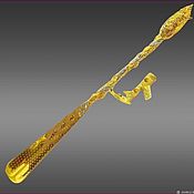Для дома и интерьера handmade. Livemaster - original item Shoe spoon in gold 