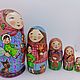Заказать Матрёшка "Любимые игрушки". Мастерская 'Коники'. Ярмарка Мастеров. . Игровые наборы Фото №3