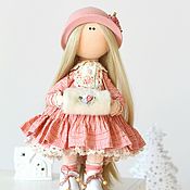 Интерьерная текстильная кукла Катрин