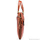 Leather business bag 'Ralph' (red antique). Classic Bag. Russian leather Guild. Online shopping on My Livemaster.  Фото №2