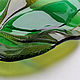Dish Autumn leaf, glass, fusing. Fruit makers. ArtSmiL home decor (Anna). My Livemaster. Фото №4