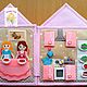 "Кукольный домик" из фетра. Мягкие игрушки. iLayda Toys (ilaydatoys). Ярмарка Мастеров.  Фото №4