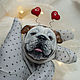 Brooch English bulldog. Portrait work. Stick pin. artroombullibull. Online shopping on My Livemaster.  Фото №2