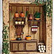 A roombox-panel 'Kitchen'. Miniature figurines. Julia. My Livemaster. Фото №4