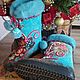 .Boots valenki women's ' Winter noon '. Felt boots. wool gifts. My Livemaster. Фото №5