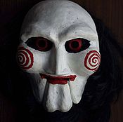 Субкультуры handmade. Livemaster - original item Saw JigSaw Billy the Puppet mask with wig:. Handmade.