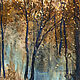 Painting Autumn landscape in mixed technique Graphics (postponed). Pictures. Pictures for the soul (RozaSavinova). My Livemaster. Фото №4