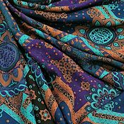 Материалы для творчества handmade. Livemaster - original item Fabric: Viscose platelnaya Oriental color.. Handmade.