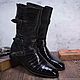 Men's boots made of genuine crocodile leather, premium class. High Boots. SHOES&BAGS. My Livemaster. Фото №6