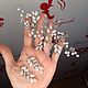 Заказать Свадебное украшение для волос+ серьги. Lina crystals. Ярмарка Мастеров. . Украшения для причесок Фото №3