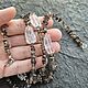Колье с раухтопазом и горным хрусталем. Колье. Vadjra-jewelry. Ярмарка Мастеров.  Фото №4