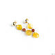 Yellow onyx earrings, aventurine earrings, brown earrings. Earrings. Irina Moro. My Livemaster. Фото №5