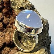 Кольца: нефрит кошатик серебро
