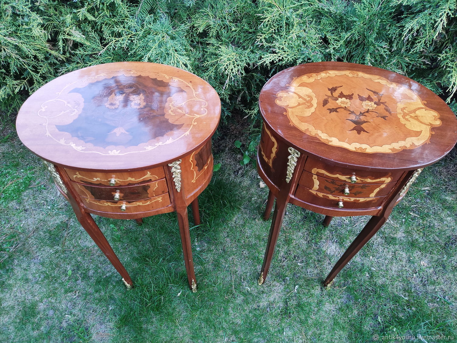 Изящная Тумбочка / Комод в стиле Людовика, Маркетри купить в интернет ...