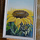 Sunflower painting, oil on canvas, 30 x 40. Pictures. Valeria. Online shopping on My Livemaster.  Фото №2