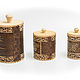 Order A set of birch bark containers from bark 'Cones'. For bulk products. SiberianBirchBark. Livemaster. . Jars Фото №3