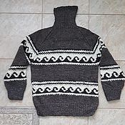 Мужская одежда handmade. Livemaster - original item Sweater fleece. Handmade.
