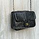 Handbag made of genuine Python leather, Classic Bag, Moscow,  Фото №1