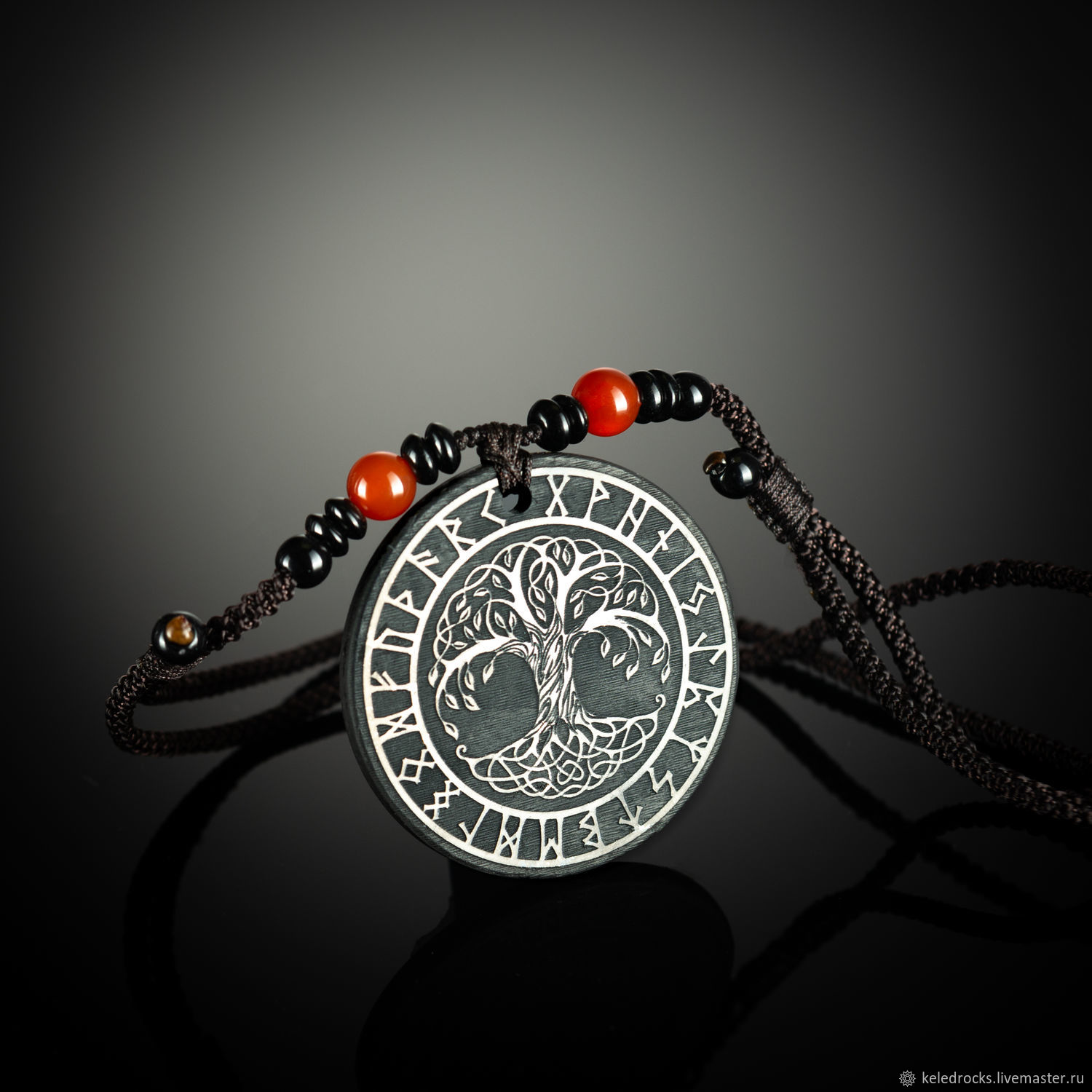 Carnelian Yggdrasil deals Pendant