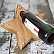 Подставка-держатель для вина  "Звезда". Сувенирное оружие. Accent Wood. Ярмарка Мастеров.  Фото №5