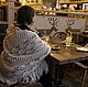Шаль - ажурная вязаная крючком. Шаль-плед. Шали. Nadeni (Надежда). Интернет-магазин Ярмарка Мастеров.  Фото №2