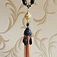 Necklace with pendant 'Baroque' (pearl, onyx, hematite, accessories LUX). Necklace. Pani Kratova (panikratova). My Livemaster. Фото №4