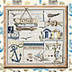 Схема для вышивки: Пляж в 200-х м. Схемы для вышивки. Любимый крестик. Интернет-магазин Ярмарка Мастеров.  Фото №2