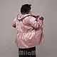 Parka of pink raincoat 'chameleon', with a hood. Art.4325. Parkas jacket. MilaMi. My Livemaster. Фото №5