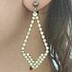 Винтаж: Клипсы с кристаллами Swarovski. AEFebB. Серьги винтажные. Винтажная Америка. Ярмарка Мастеров.  Фото №6
