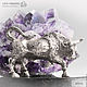 Silver bull Taurus gift. Gift Boxes. Miner premium - Ltd Moscow (mineralpremium). Online shopping on My Livemaster.  Фото №2