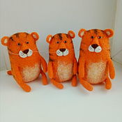 Куклы и игрушки handmade. Livemaster - original item Felt Toy: Tiger cub. Handmade.