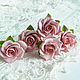 Stud 'Dusty rose' from polymer clay, Hair Decoration, Zarechny,  Фото №1