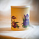 Jar decoupage Violets. Jars. Lugaru handiwork. Online shopping on My Livemaster.  Фото №2