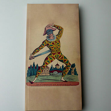 Канцелярские товары ручной работы. Ярмарка Мастеров - ручная работа Скетчбук Арлекино. Handmade.