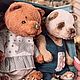 Заказать Мишка Teddy Тедди -2 шт ( продаются в паре ). Юлия. Ярмарка Мастеров. . Мишки Тедди Фото №3
