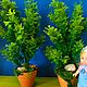 Миниатюра Кустик на кочке 14 см.. Для кукольного дома, сада. Кукольные домики. Всё для кукольного сада и дома. (miniflora). Ярмарка Мастеров.  Фото №5