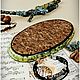  Подставка поднос для украшений и мелочей. Хранение украшений. История из коробочки. Ярмарка Мастеров.  Фото №10