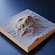3D STL Модель Вулкана Тауншиц, Шаблоны для печати, Майкоп,  Фото №1