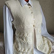 Одежда handmade. Livemaster - original item Vest knitted 