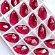 Подвески Swarovski 6106 Pear-Shaped Pendant, 22 мм. Ruby. Кристаллы. Accessoria Фурнитура для бижутерии. Интернет-магазин Ярмарка Мастеров.  Фото №2