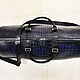 Order Travel/sports bag, made of genuine crocodile leather!. SHOES&BAGS. Livemaster. . Travel bag Фото №3