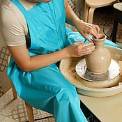 Мужская одежда handmade. Livemaster - original item Copy of Split leg pottery apron. Handmade.