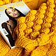 Стильный Кардиган Малинки жёлтого цвета. Кардиганы. Галина Коваленко. Ярмарка Мастеров.  Фото №5