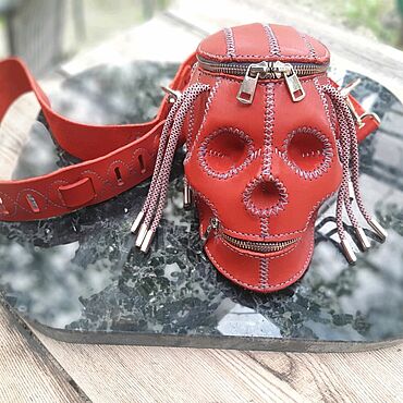Сумки ручной работы. Ярмарка Мастеров - ручная работа Сумка череп. Handmade.