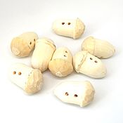 Материалы для творчества handmade. Livemaster - original item Buttons: Handmade wooden buttons, acorns. Handmade.