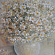 Oil painting 'Chamomile cloud' 40h50 cm. Pictures. kartinanatali. My Livemaster. Фото №5