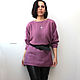  ovesize jumper bat Pink lilac. Jumpers. CUTE-KNIT by Nata Onipchenko. Online shopping on My Livemaster.  Фото №2