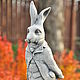 March Rabbit Concrete Figurine Provence Decor, Figurines, Azov,  Фото №1