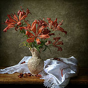 Солнце и тюльпаны Натюрморт фото, картина